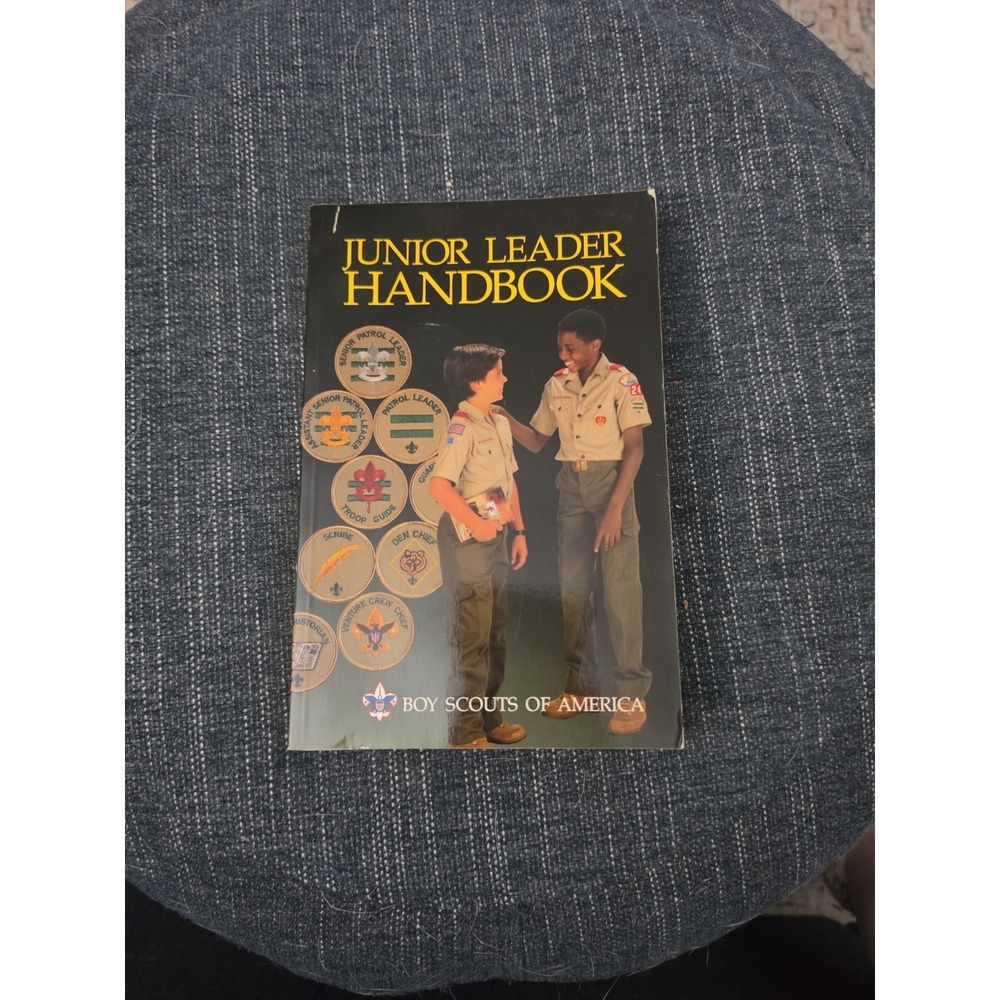 Junior Leader‎ Handbook 1991 Boy Scout BSA Scouting